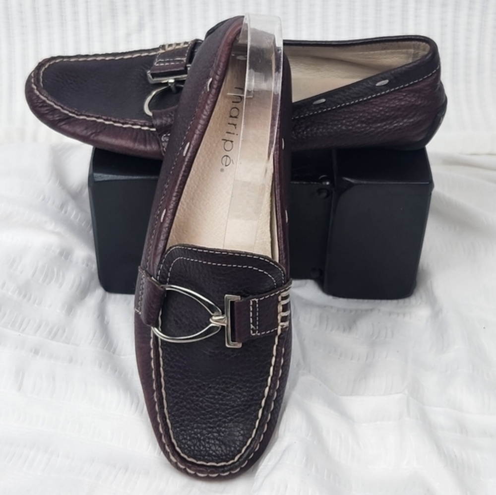 Maripe Women's‎ Size 7 Daniella Driving Loafers Comfy Leather Flats